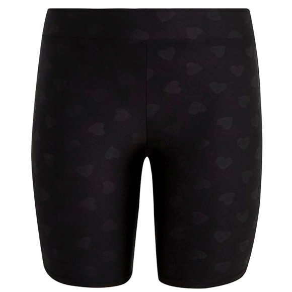 ❤️NWT VINTAGE TORRID VALENTINES DAY BIKE SHORTS - HEART PRINT 9' HIGH WAIST PLUS - Picture 9 of 15